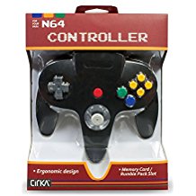 N64: CONTROLLER - CIRKA GENERIC - BLACK (NEW) N64: CONTROLLER - CIRKA GENERIC - BLACK (NEW)
